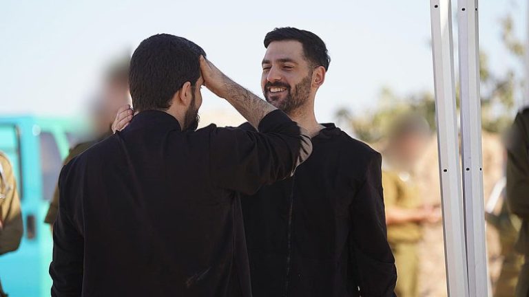 Israeli hostages reunited with families in emotional moments